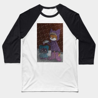 Raincoat Cinder Baseball T-Shirt